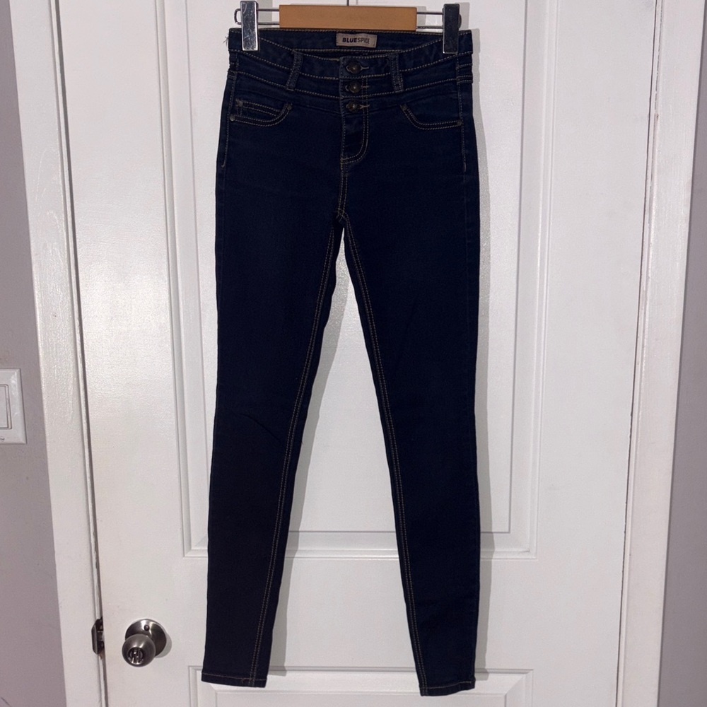 Blue Spice Women's Deep Indigo Skinny Jeans